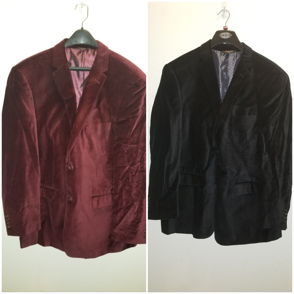 Men's Velour Blazers